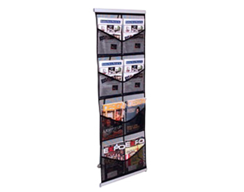 8 Pocket Mesh Literature Rack | Exhibitors Service Network