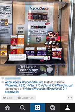 Superior Source Vitamins on display